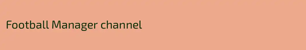 Football Manager channel